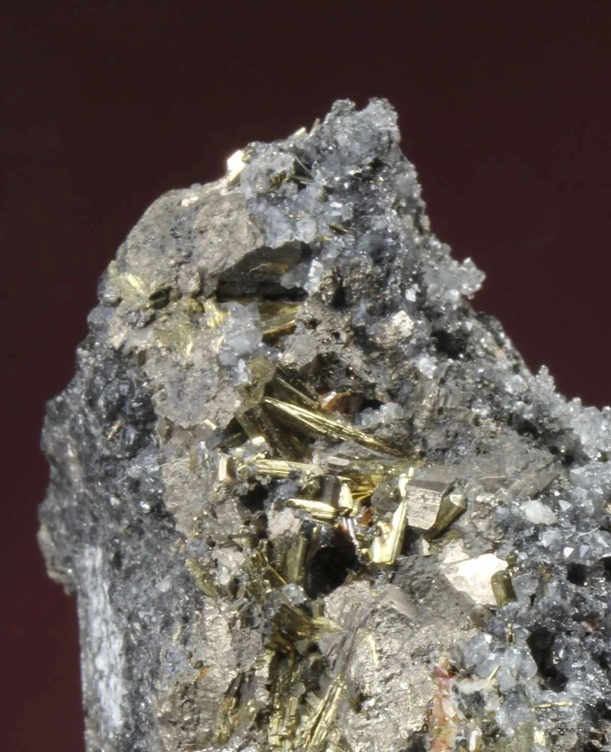 Rare Hauchecornite Crystals With Excellent Millerite - image 3