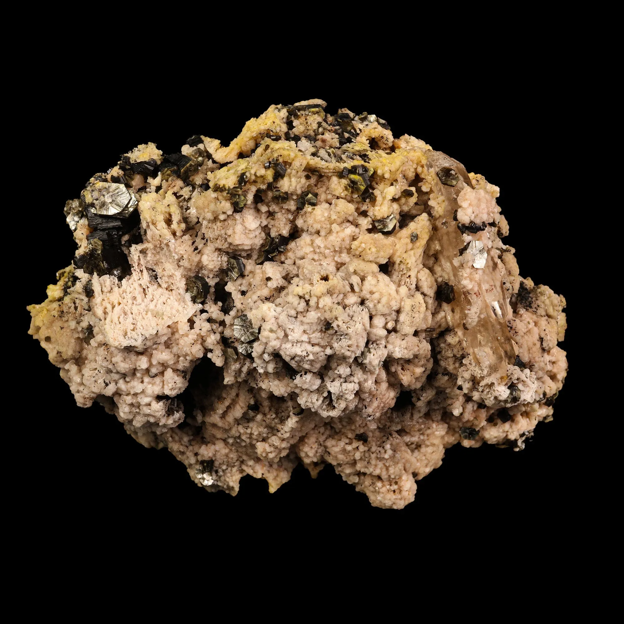 Rare Hexagon Mica with Feldspar Natural Mineral Specimen - image 6