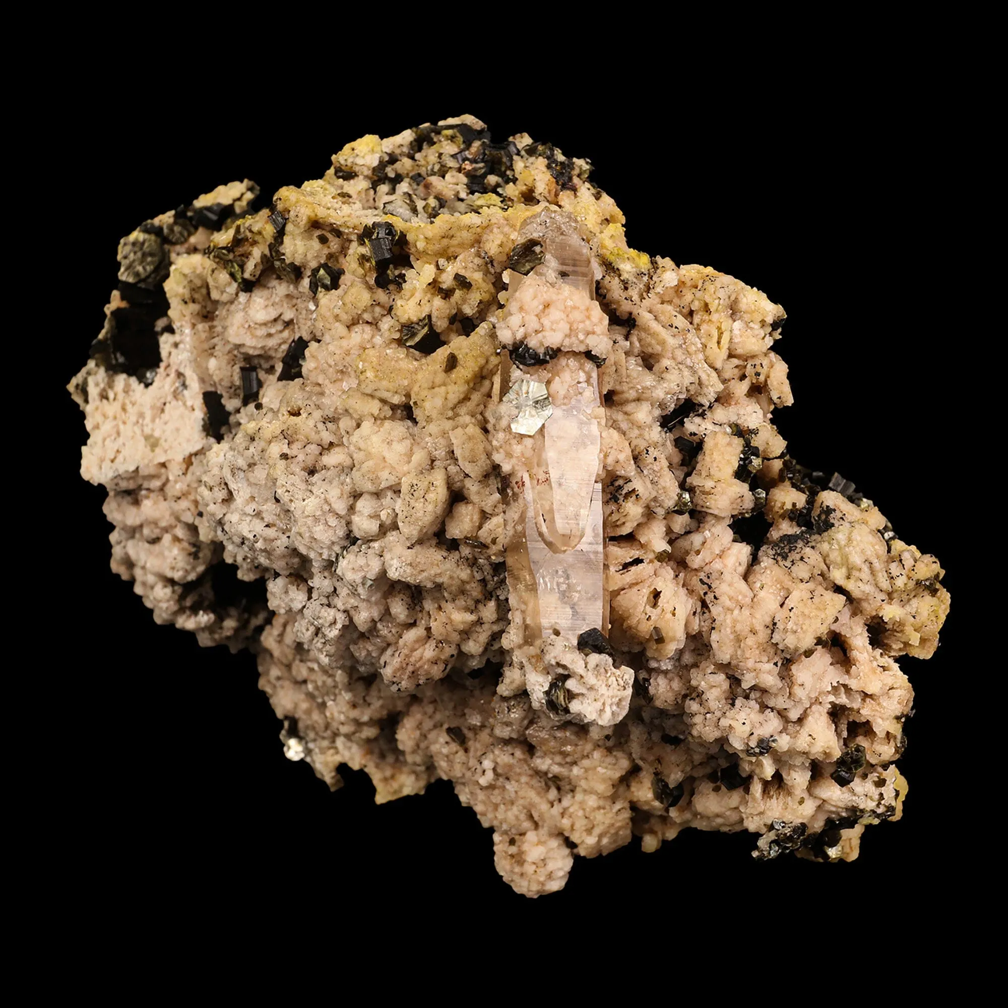 Rare Hexagon Mica with Feldspar Natural Mineral Specimen - image 5