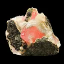 Rare Huge Calcite with Mesolite And Heulandite Natural Mineral Specimen. - image 2