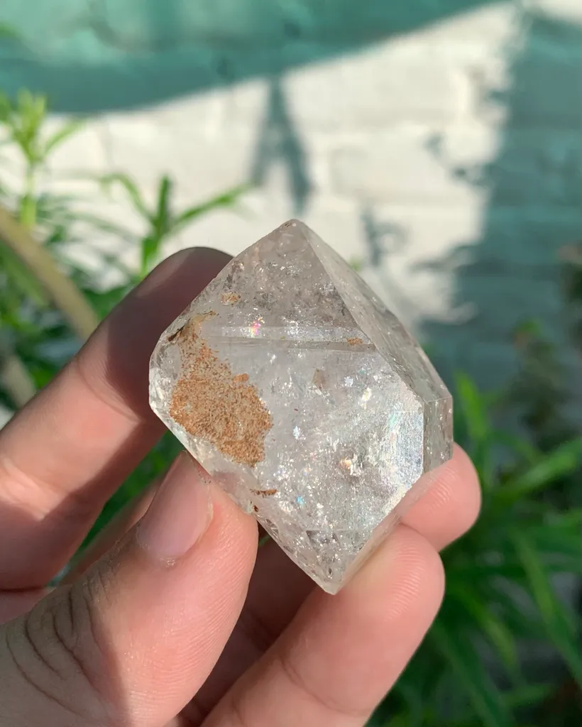 Rare Huge Diamond Quartz from Pakistan image