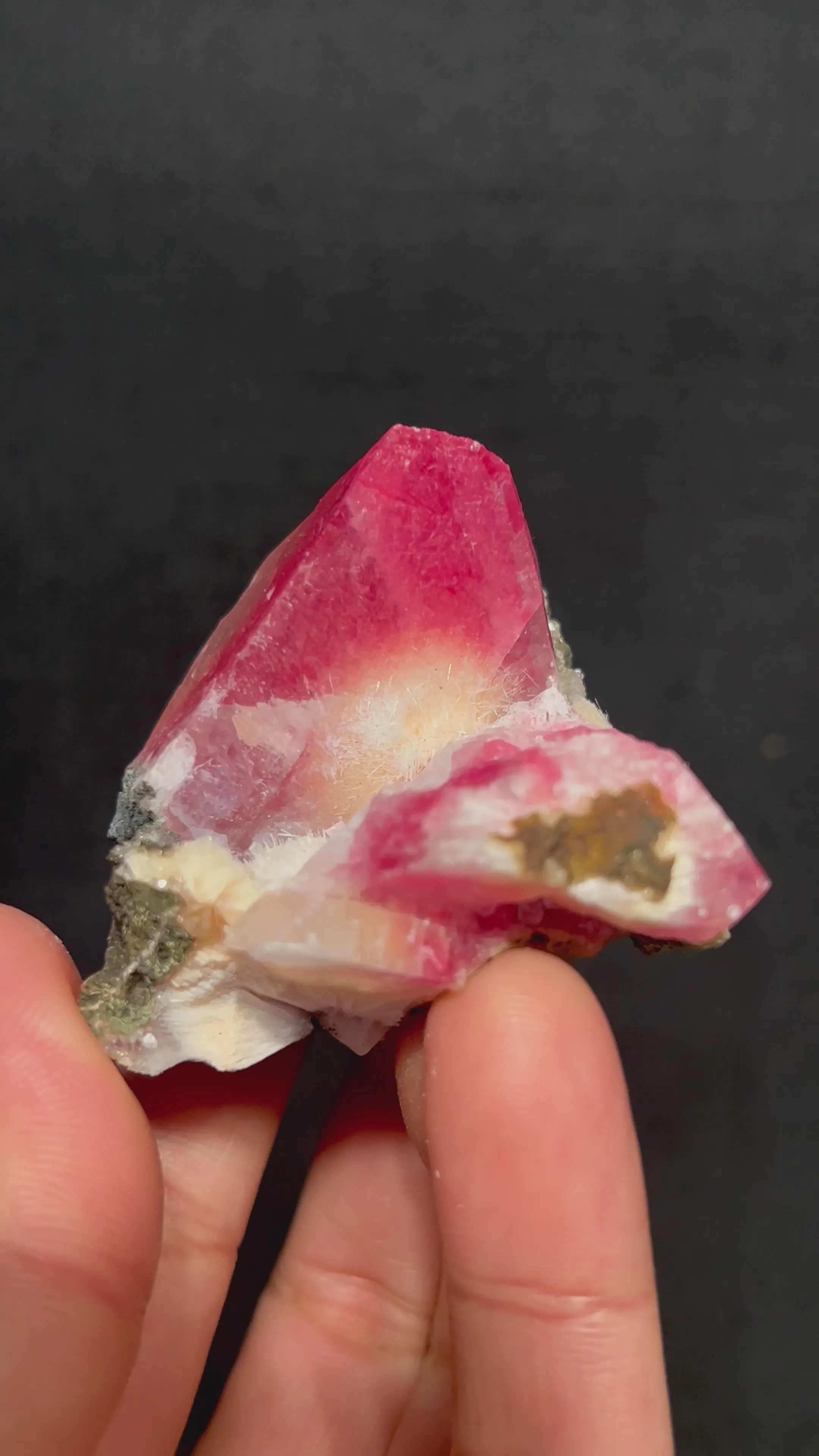 Rare Huge Moldy Raspberry Calcite with Mesolite Natural Mineral Specimen. - image 6