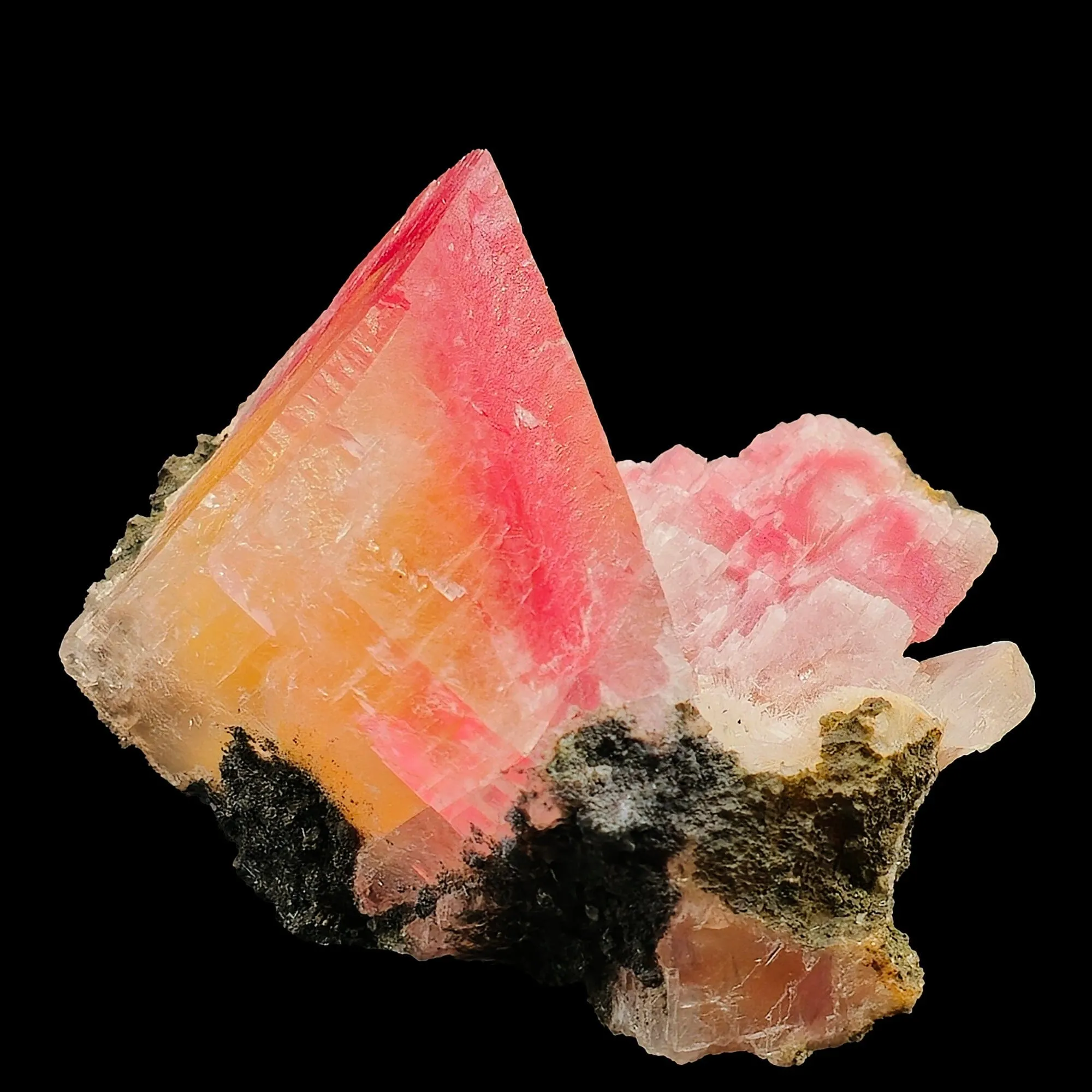 Rare Huge Moldy Raspberry Calcite with Mesolite Natural Mineral Specimen. - image 2