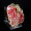 Rare Huge Moldy Raspberry Calcite with Mesolite Natural Mineral Specimen. - image 2