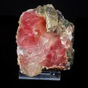 Rare Huge Moldy Raspberry Calcite with Mesolite Natural Mineral Specimen. - image 1