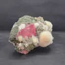 Rare Huge Moldy Raspberry Calcite with Mesolite Natural Mineral Specimen. - image 7