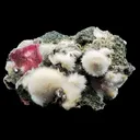 Rare Huge Moldy Raspberry Calcite with Mesolite Natural Mineral Specimen. - image 1
