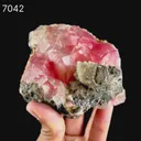 Rare Huge Moldy Raspberry Calcite with Mesolite Natural Mineral Specimen. - image 9