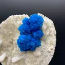 Rare Indian Cavansite Crystal Cluster with Stilbite on Heulandite Matrix – Pune, India DK171 - image 2