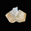 Rare Indian Zeolite Calcite on Chalcedony Stalactite – Jalgaon Conjoined Crystal Specimen DK166 - image 3