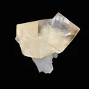 Rare Indian Zeolite Calcite on Chalcedony Stalactite – Jalgaon Conjoined Crystal Specimen DK166 - image 2