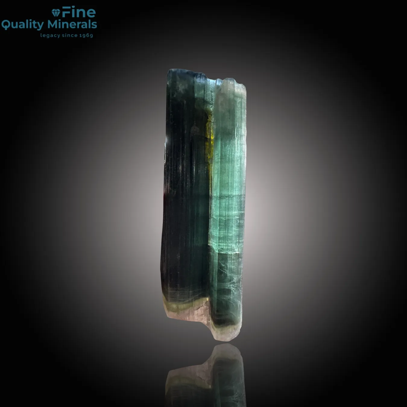 Rare Indicolite Tourmaline Crystal – Multi-Color Specimen - image 1