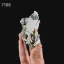Rare Iridescent Pyrite with Calcite , Babingtonite – UV Reactive Collector Display Mineral Specimen from Mumbai - image 7
