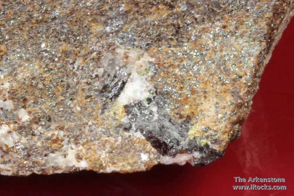 Rare Joesmithite (type locality) with Hematite, Berzeliite and Calcite - image 5