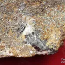 Rare Joesmithite (type locality) with Hematite, Berzeliite and Calcite - image 5