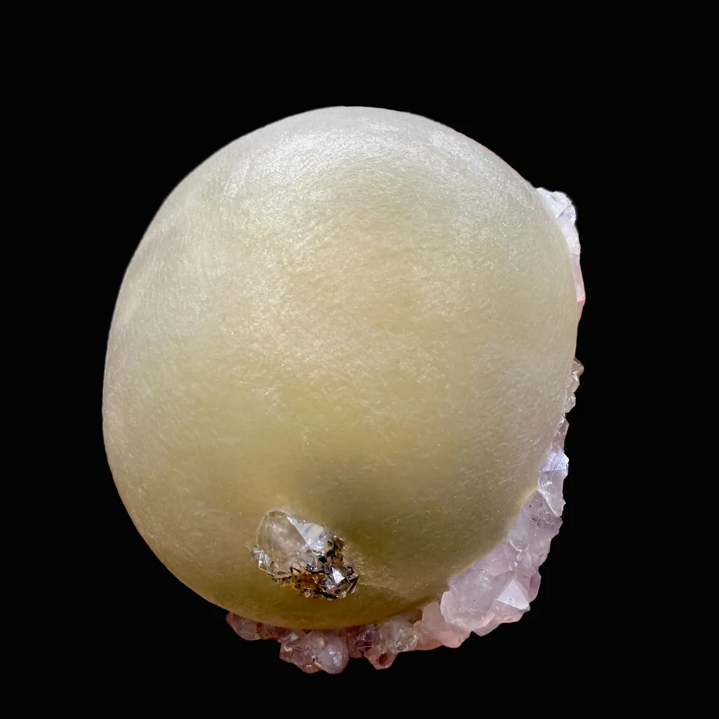 Rare Jumbo Botryoidal Fluorite  – Indian Zeolite Mineral Specimen from Madhya Pradesh DK108 - image 4
