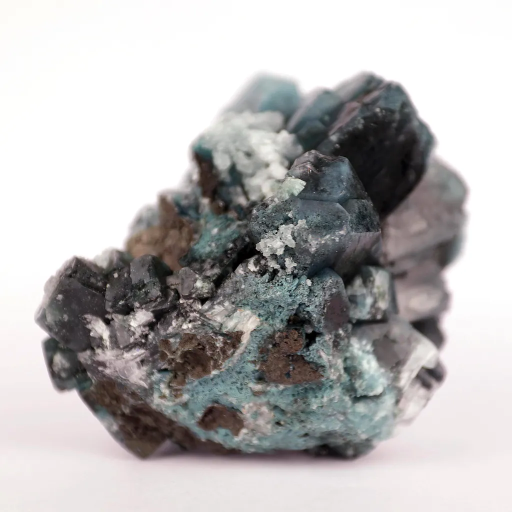 Rare Marshy Apophyllite Cluster Natural Mineral Specimen - image 7
