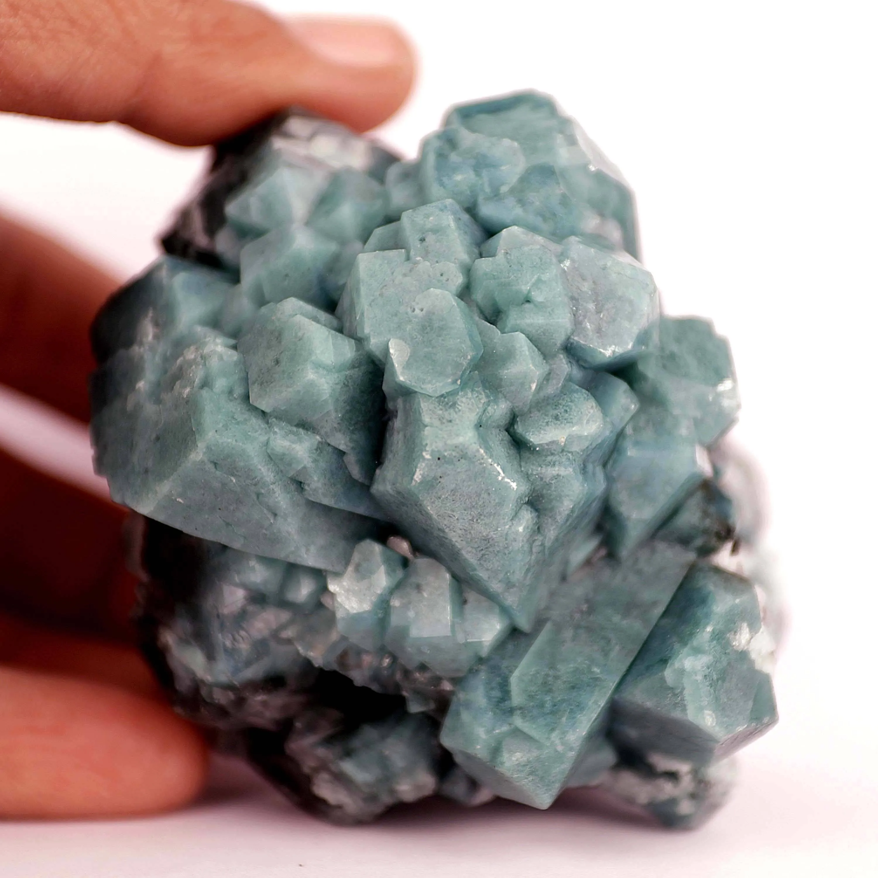 Rare Marshy Apophyllite Cluster Natural Mineral Specimen - image 4