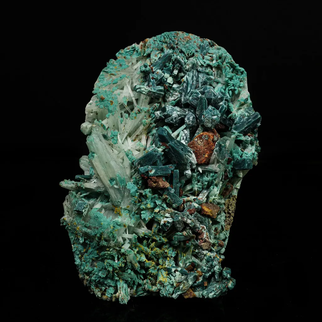 Rare Marshy Apophyllite on Scolecite Self standing Natural Mineral Specimen image