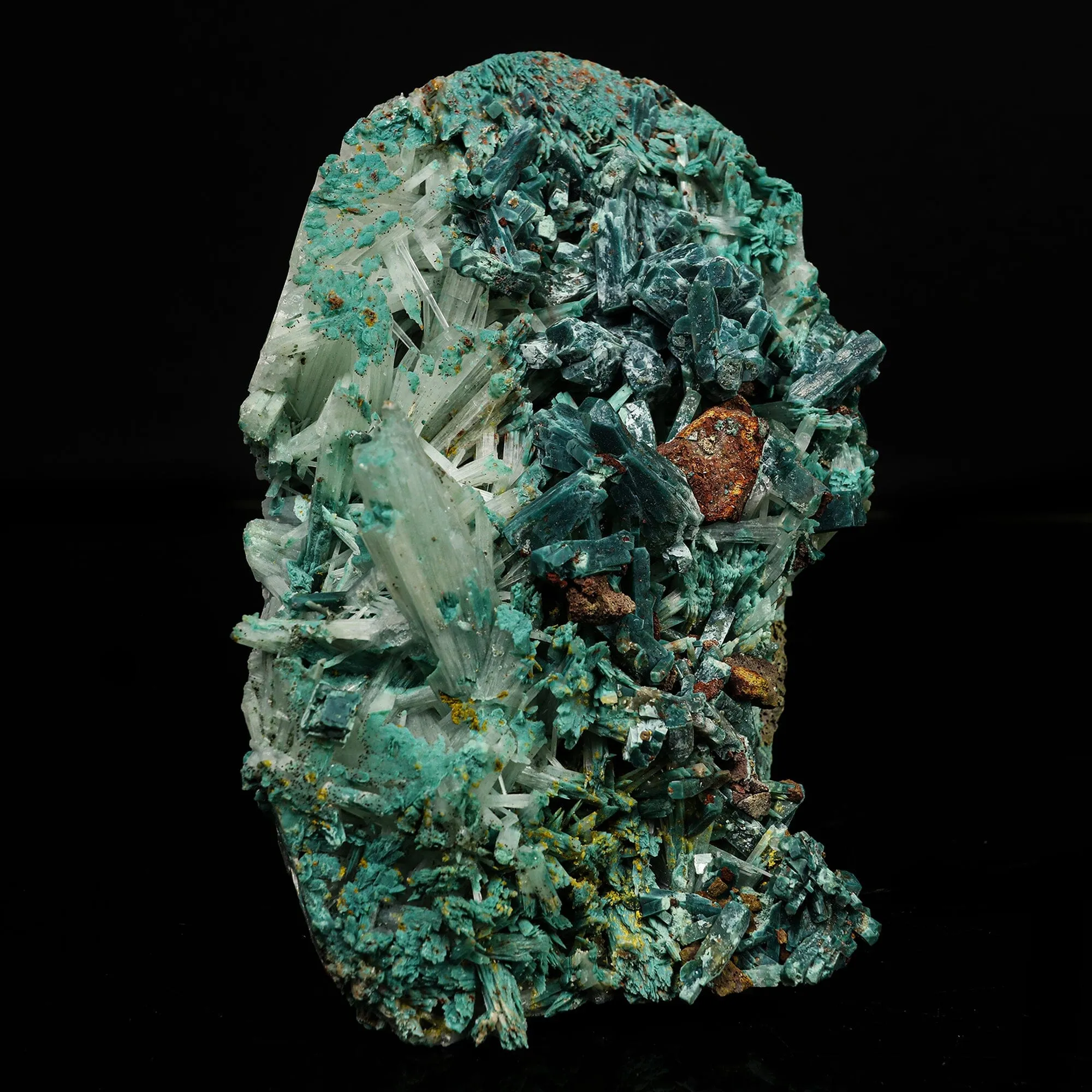 Rare Marshy Apophyllite on Scolecite Self standing Natural Mineral Specimen - image 3