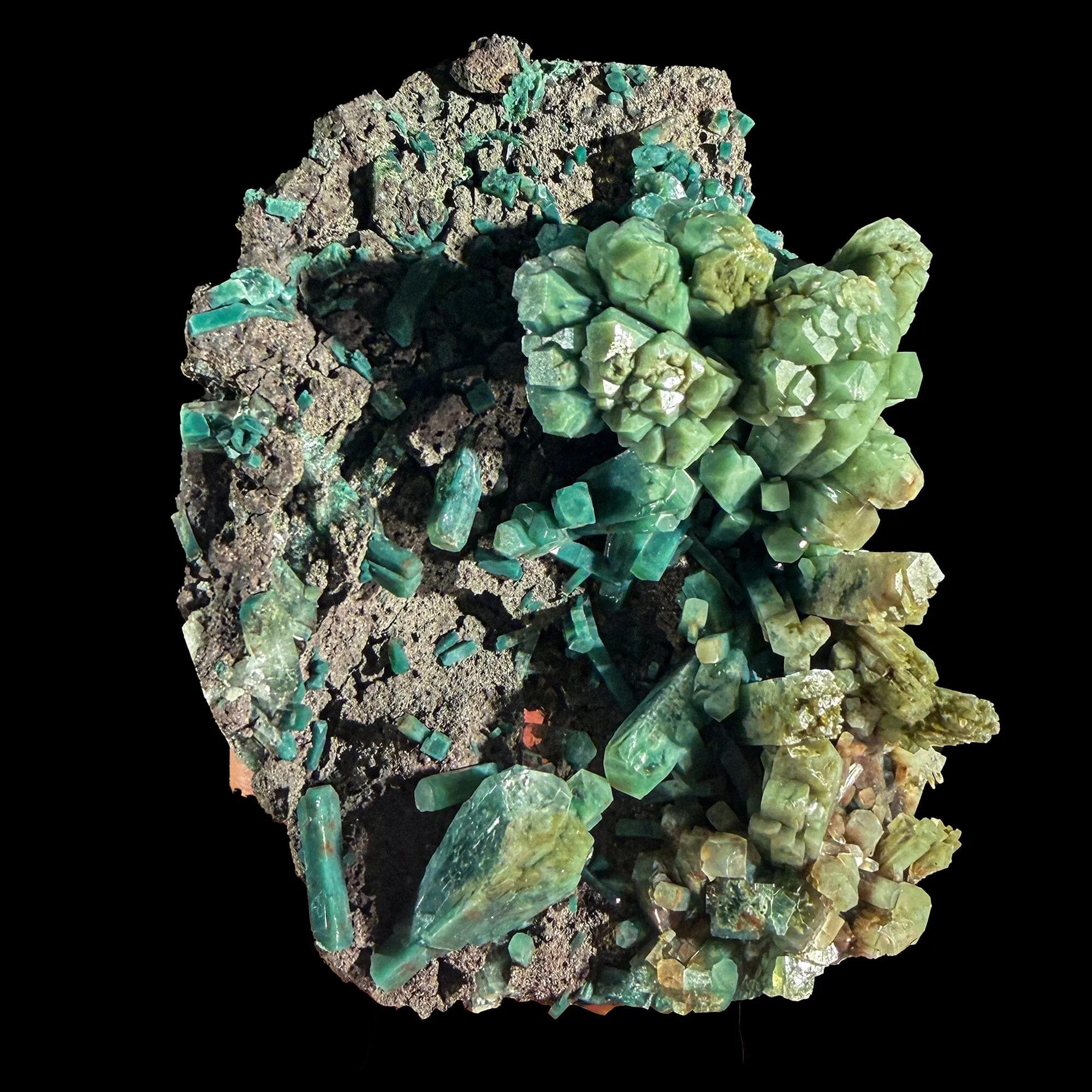 Rare Marshy Green Apophyllite Crystal Cluster from Jalgaon, India | Raw Natural Zeolite Mineral Specimen for Collectors - image 3