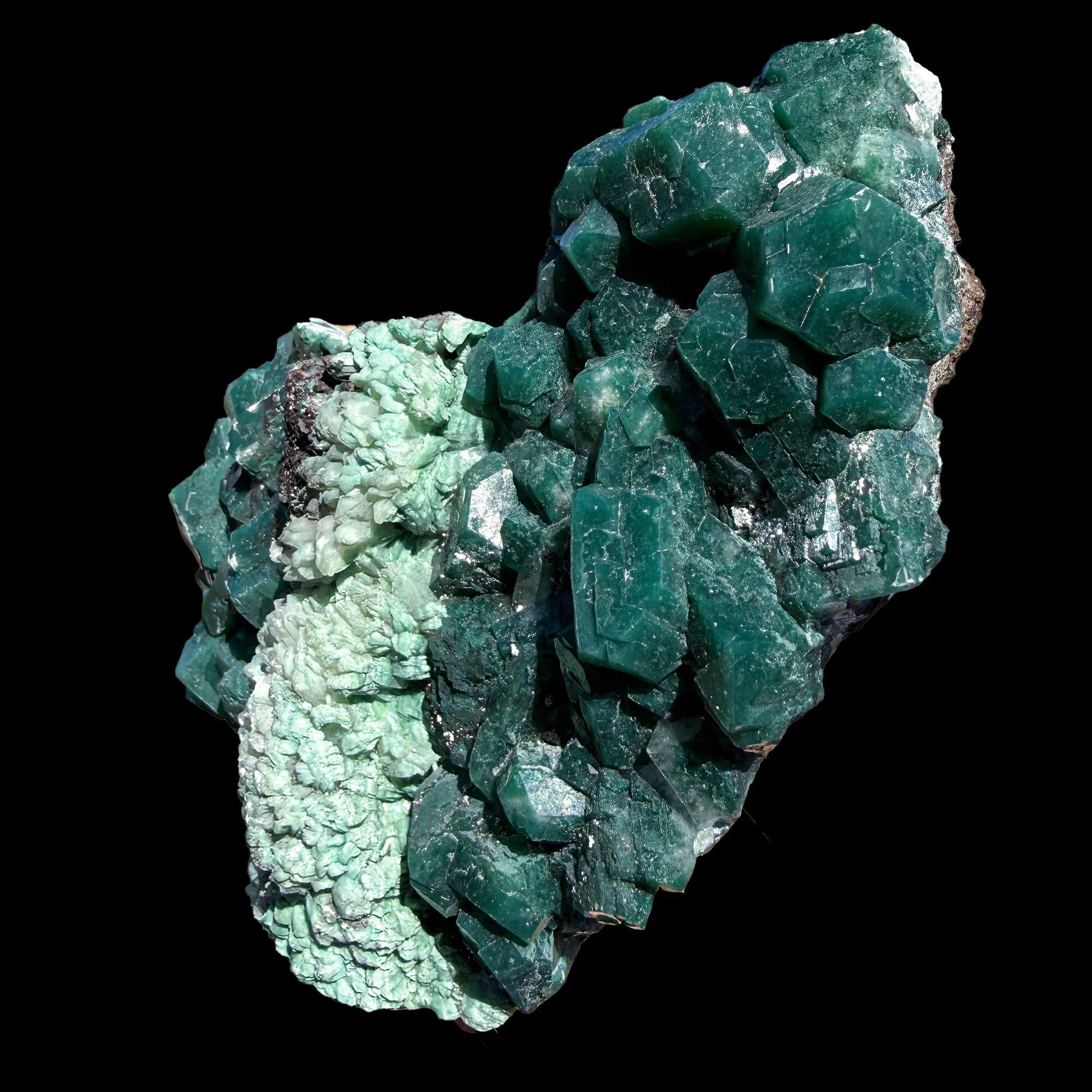 Rare Marshy Green Apophyllite Natural Indian Collector Mineral Specimen - image 2