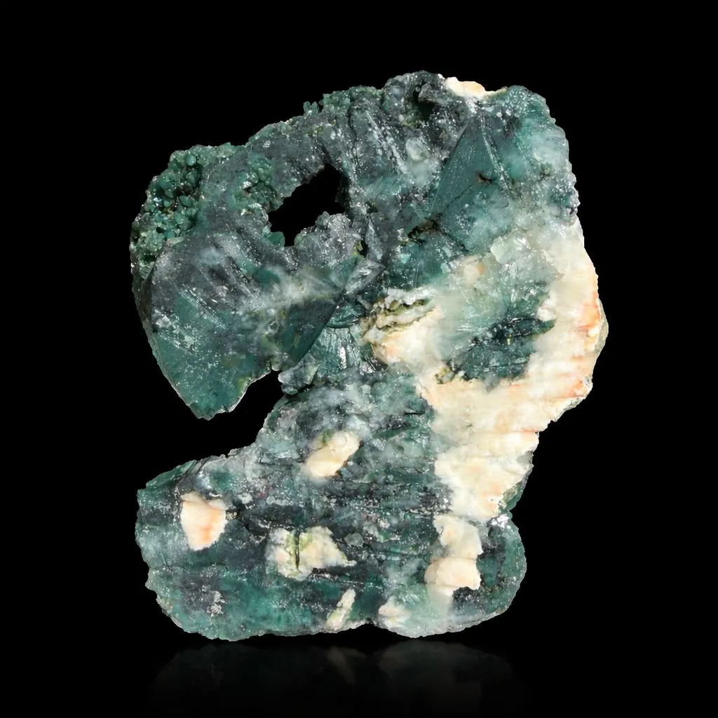 Rare Marshy Green Apophyllite Self-Standing Crystal | Jalgaon, India | 5” Natural Zeolite Mineral Specimen - image 4