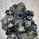 Rare Marshy Green Disco Apophyllite Sunflower Cluster with Okenite Inclusions & Chalcedony Matrix - Premium Indian Zeolite Specimen - image 7