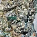 Rare Marshy Green Disco Apophyllite Sunflower Cluster with Okenite Inclusions & Chalcedony Matrix - Premium Indian Zeolite Specimen - image 10