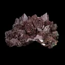 Rare Marshy Sharp Terminated Red-Brown Hematite Apophyllite Cluster – Natural Indian Zeolite Mineral Specimen - image 1