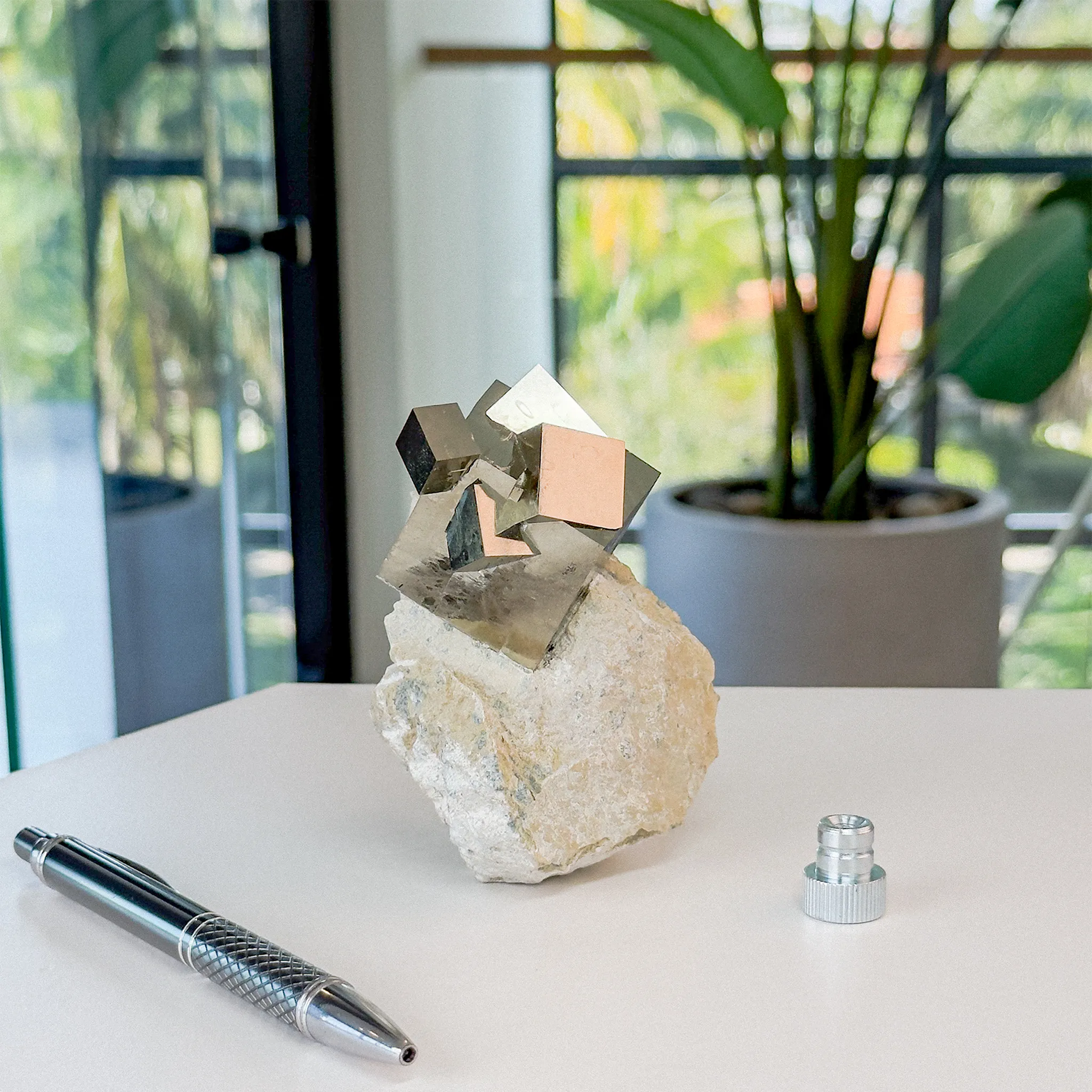 Rare Multiple Abstract Growths Pyrite - image 2