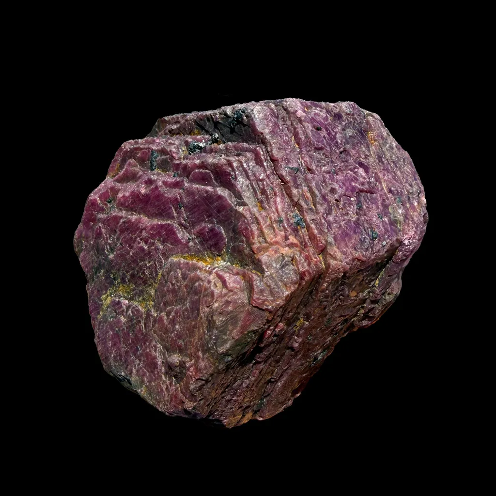 Rare Natural Ruby Corundum Crystal Rough Specimen from Mysore,Karnataka – UV Reactive Fluorescent Ruby Mineral Specimen DKT82 - image 6