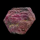 Rare Natural Ruby Corundum Crystal Rough Specimen from Mysore,Karnataka – UV Reactive Fluorescent Ruby Mineral Specimen DKT82 - image 1