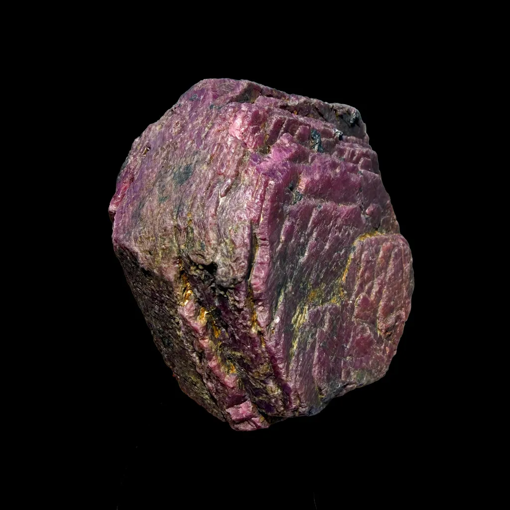 Rare Natural Ruby Corundum Crystal Rough Specimen from Mysore,Karnataka – UV Reactive Fluorescent Ruby Mineral Specimen DKT82 - image 4