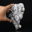 Rare New Find Iridescent Pyrite on Matrix with Babingtonite – Premium Natural Mineral Specimen from Mumbai - image 6