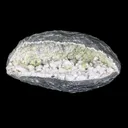 Rare Okenite Puffballs with Quartz & Chalcedony in Large Geode – Old School Mumbai, Natural Mineral Specimen - image 4