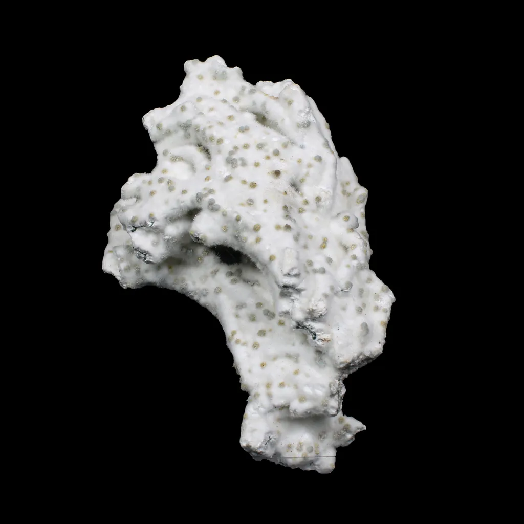 Rare Okenite with Chalcedony – Fibrous Indian Zeolite Mineral Specimen - image 5