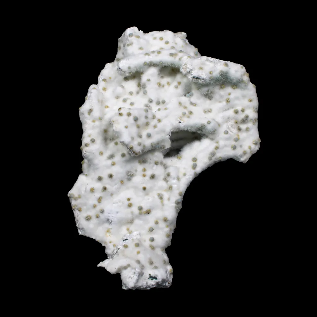 Rare Okenite with Chalcedony – Fibrous Indian Zeolite Mineral Specimen - image 2