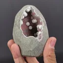 Rare Okenite With MM Quartz Natural Mineral Specimen - image 5