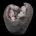 Rare Okenite With MM Quartz Natural Mineral Specimen - image 3