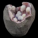 Rare Okenite With MM Quartz Natural Mineral Specimen - image 1