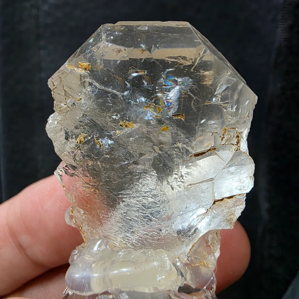 Rare Pakistan Gwindel Quartz Crystal | Twisted Alpine Growth Specimen (25g) image