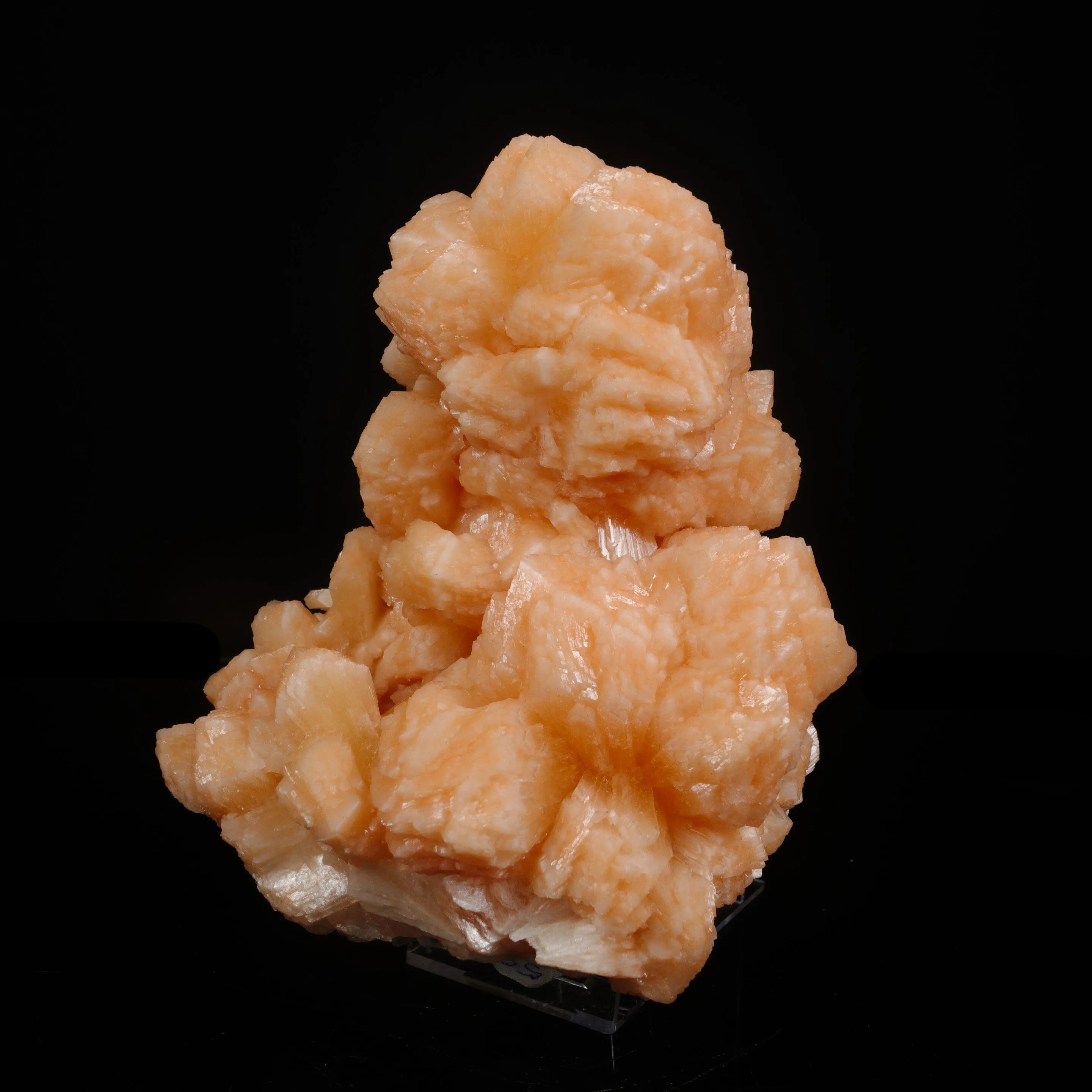 Rare Peach Stilbite Crystal Cluster – Premium Indian Zeolite Mineral Specimen - image 2