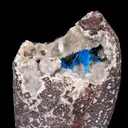 Rare Pentagonite with Heulandite on Matrix – Free Standing Indian Zeolite Crystal Specimen from Pune , India - image 2