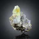 Rare Petrol Included Quartz on Matrix, Fluorescent quartz from Pakistan - image 1