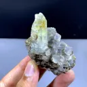 Rare Petrol Included Quartz on Matrix, Fluorescent quartz from Pakistan - image 3