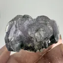 RARE Purple Apatite with Byssolite Inclusion - image 3