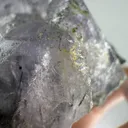 RARE Purple Apatite with Byssolite Inclusion - image 6