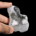 Rare Purple Botryoidal Fluorite on Quartz Natural Mineral Specimen from Madhya Pradesh - image 5