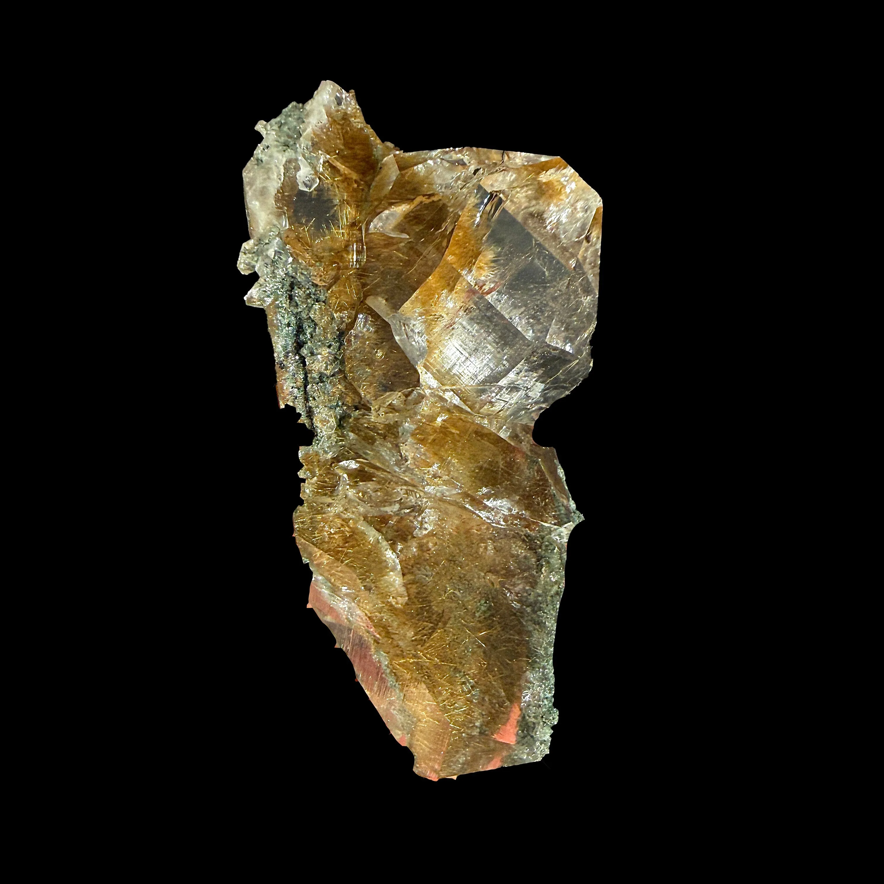 Rare Quartz with Rutile from Himalaya – Fine Mineral Specimen | Natural Rutile Quartz Crystal Cluster | Collector Grade Display Piece | Global Collector Mineral - image 3